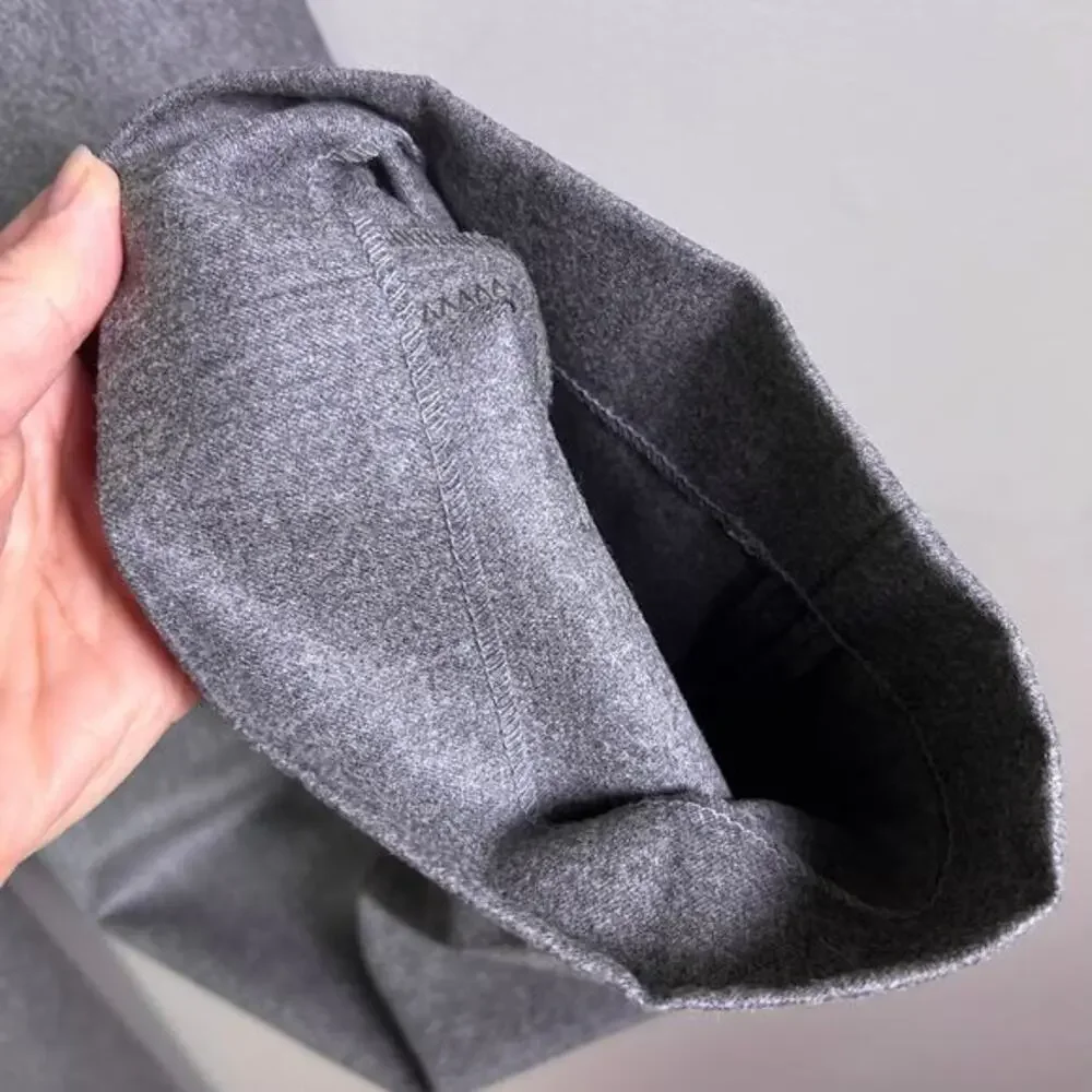 Z Zegna suit blazer pants size 42 L US‎ / 54 R Italy City gray flannel wool